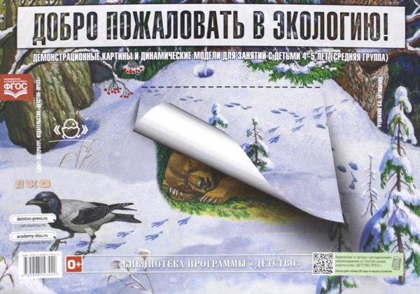 Библиотека программы "Детство" Добро пожаловать в экологию. Демонстрационные картины и динамические модели для занятий с детьми 4-5 лет (средняя группа). ФГОС.