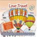 Ты - художник! LOVE TRAVEL: раскраска для влюбленных в путешествия: 32 проекта для работы спиртовыми маркерами: Раскраска-антистресс (воздушные шары)