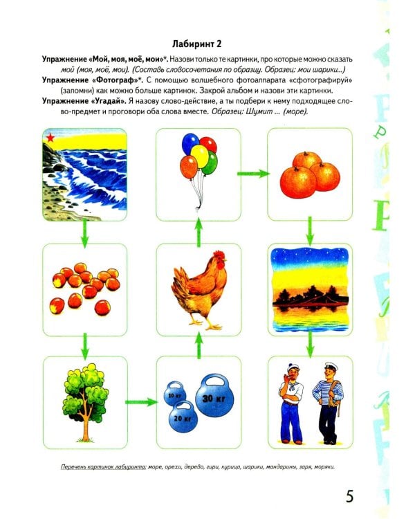 Автоматизация звука "Рь" в игровых упражнениях. Альбом дошкольника.