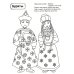 Патриотическая раскраска: Народы России и Народные промыслы (комплект из 3-раскрасок, 4-7 лет)