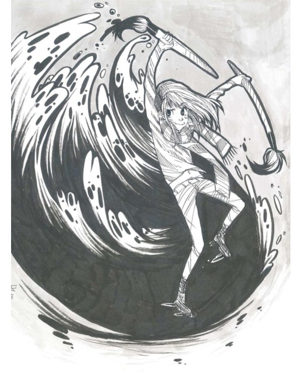 Рисуем персонажей маркерами. Иллюстрации в стиле манги для начинающих