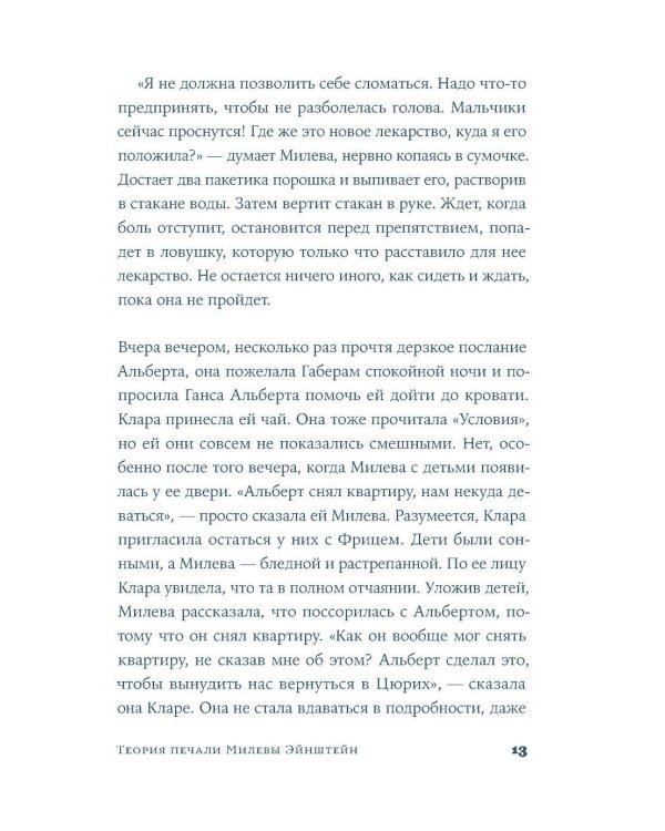 Теория печали Милевы Эйнштейн: роман