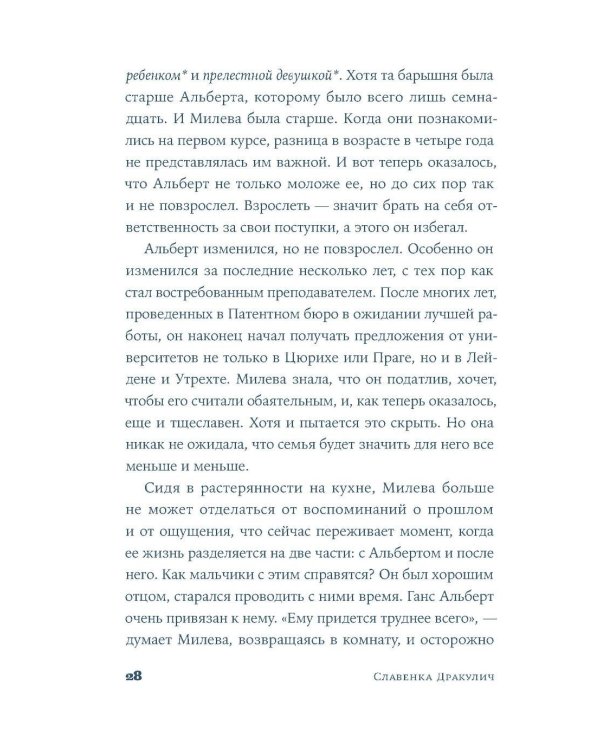 Теория печали Милевы Эйнштейн: роман