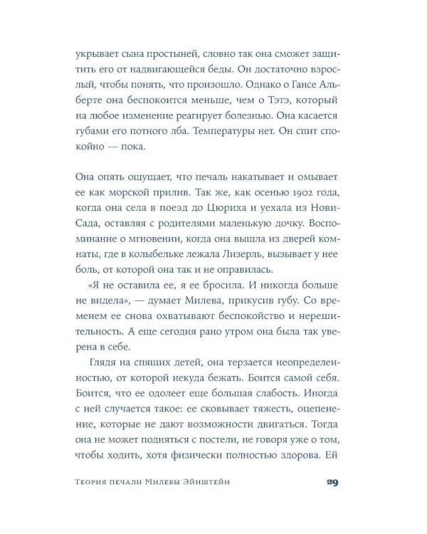 Теория печали Милевы Эйнштейн: роман