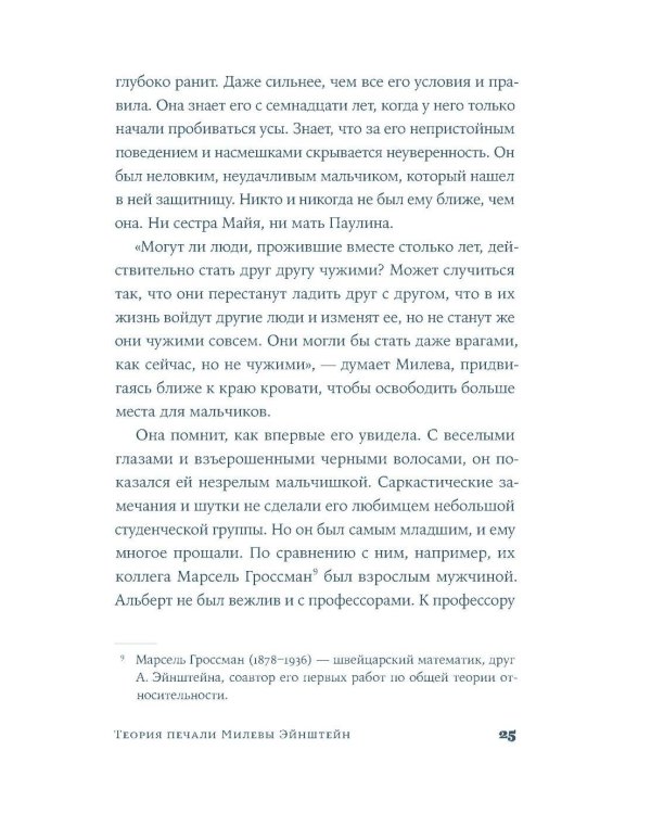 Теория печали Милевы Эйнштейн: роман