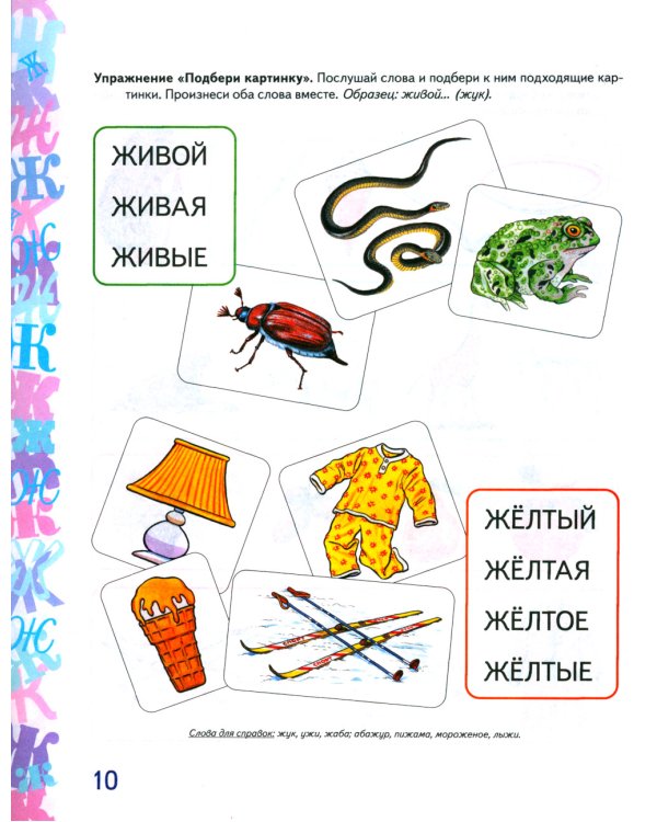 Автоматизация звука "Ж" в игровых упражнениях. Альбом дошкольника