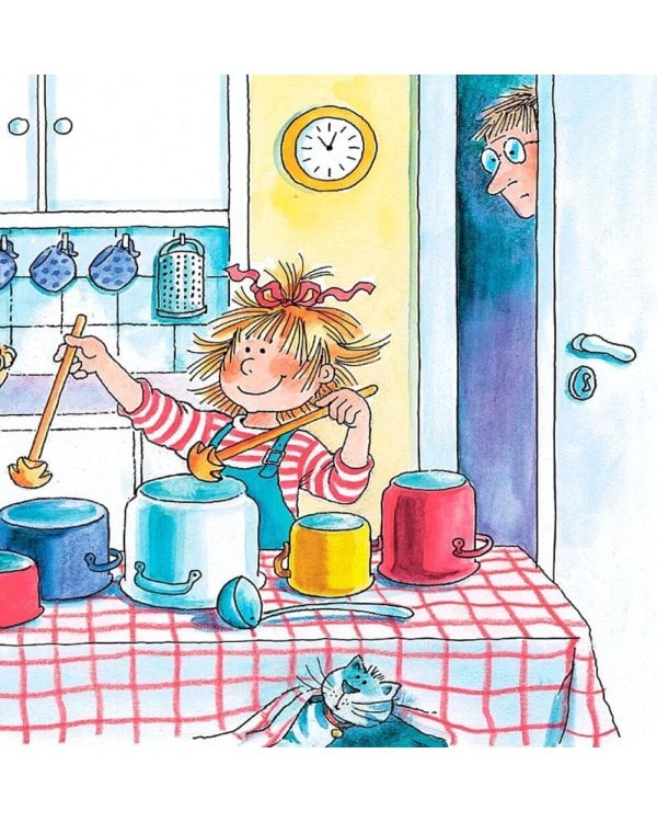 Конни занимается музыкой