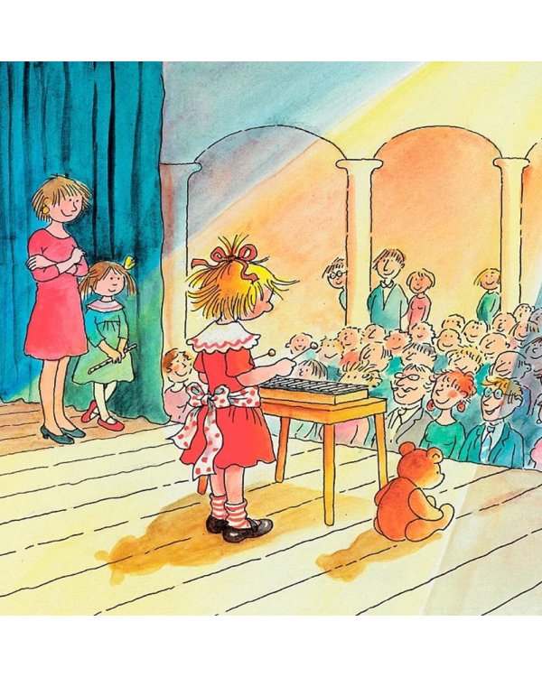 Конни занимается музыкой