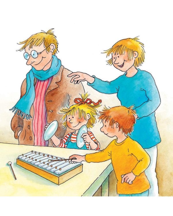 Конни занимается музыкой