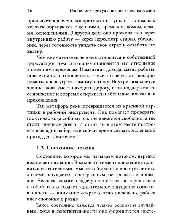 Дополнительное изображение книги «Изобилие через улучшение качества жизни. Как расширить горизонт восприятия»