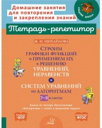 Строим графики функций и применяем их к решению, уравнений, неравенств и система уравнений по алгоритмам. 7-9 кл