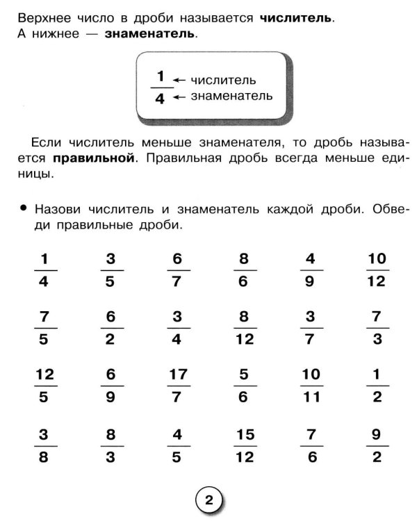 Дополнительное изображение книги «Математика. Дроби. Рабочая тетрадь младшего школьника»
