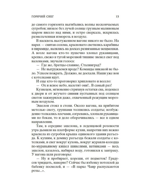Горячий снег: роман