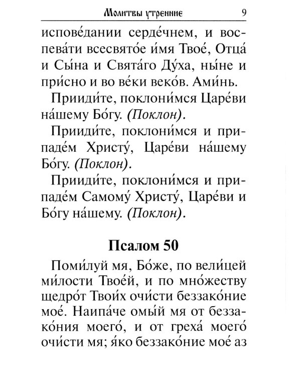 Молитвослов. Крупный шрифт. Каноны раздельные