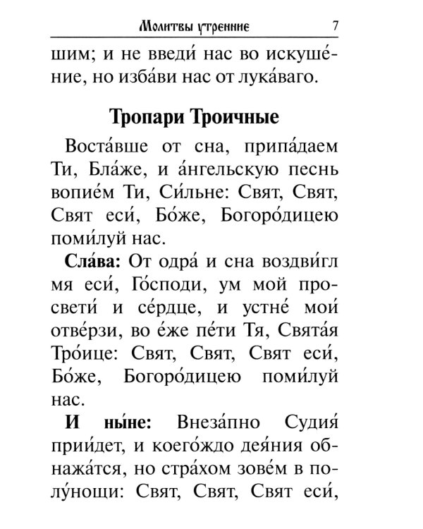 Молитвослов. Крупный шрифт. Каноны раздельные