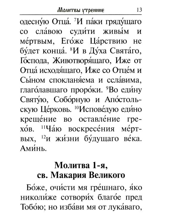 Молитвослов. Крупный шрифт. Каноны раздельные