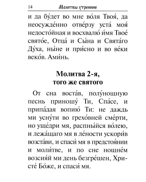 Молитвослов. Крупный шрифт. Каноны раздельные