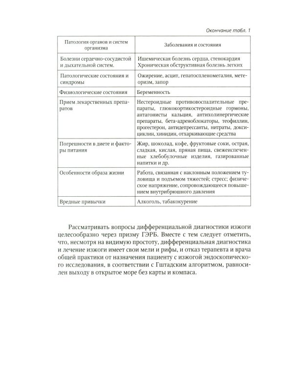 Дополнительное изображение книги «Дифференциальный диагноз основных гастроэнтерологических синдромов и симптомов в терапевтической практике»