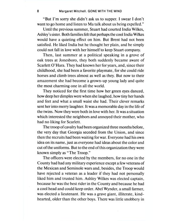 Gone with the Wind = Унесенные ветром: книга для чтения на английском языке. Уровень В2