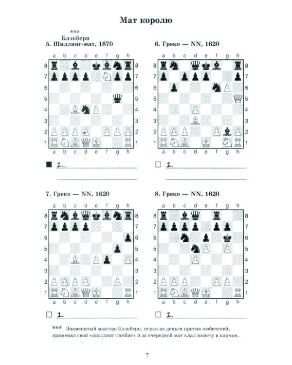 Шахматные комбинации в дебюте для начинающих