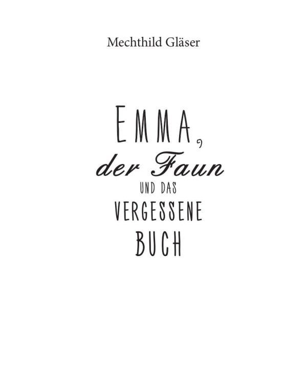 Эмма, фавн и потерянная книга