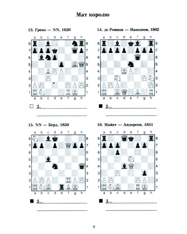 Шахматные комбинации в дебюте для начинающих