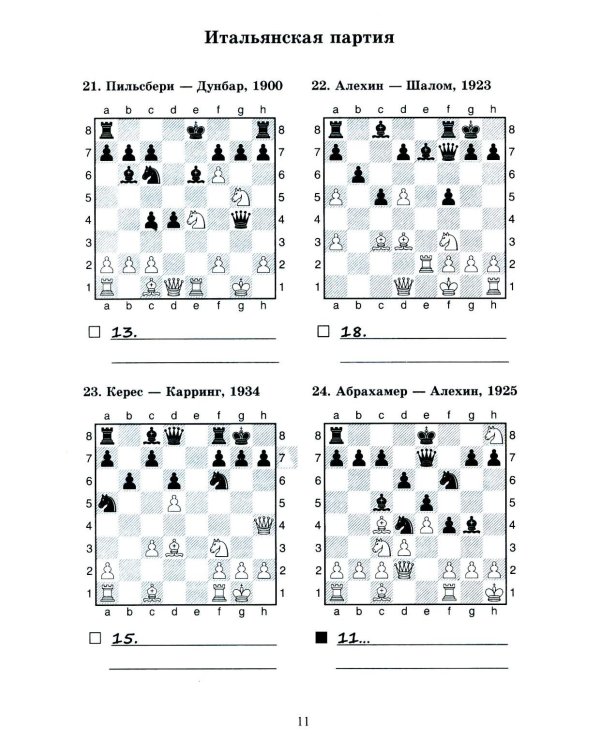1250 комбинаций в дебюте. Открытые дебюты