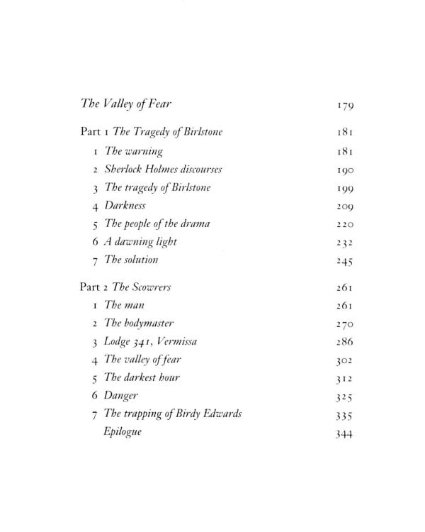 The Hound of the Baskervilles & The Valley of Fear