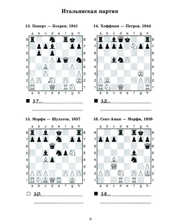 1250 комбинаций в дебюте. Открытые дебюты