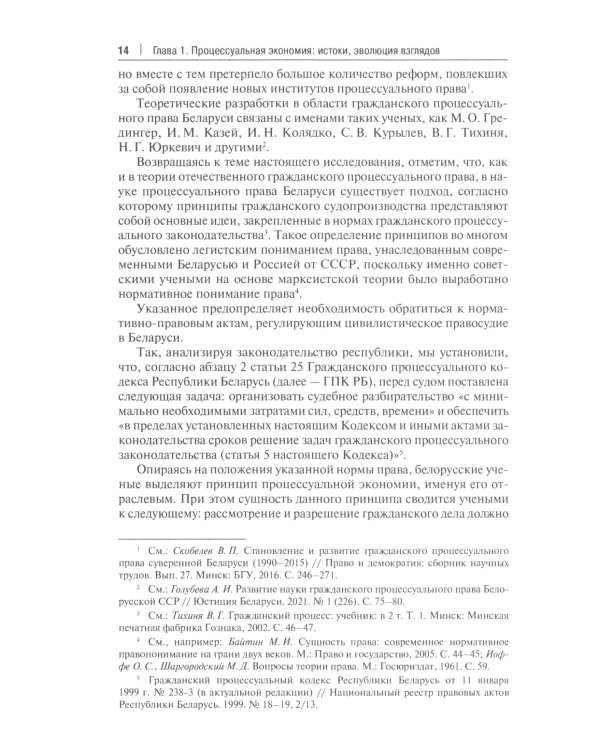 Процессуальная экономия в гражданском процессе: монография