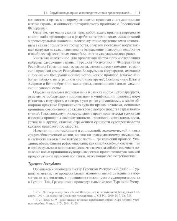 Процессуальная экономия в гражданском процессе: монография