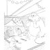 Кот и вот: раскраска