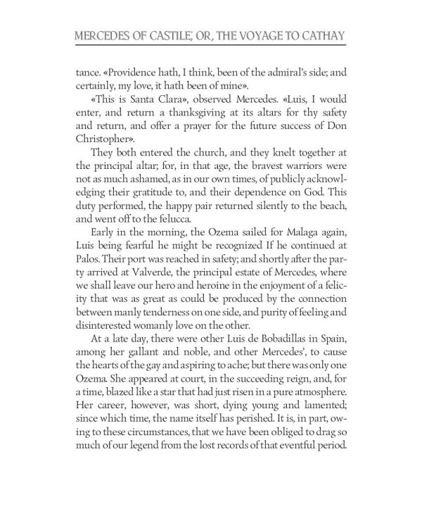 Mercedes of Castile; or, The Voyage to Cathay