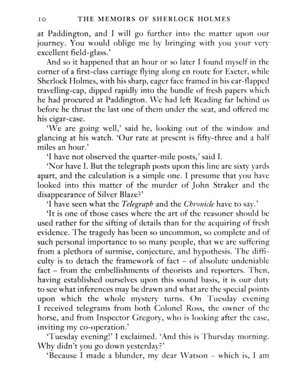 The Memoirs of Sherlock Holmes