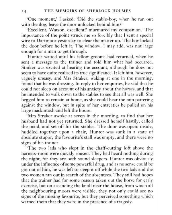 The Memoirs of Sherlock Holmes