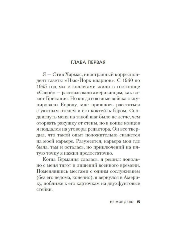 Не мое дело: роман