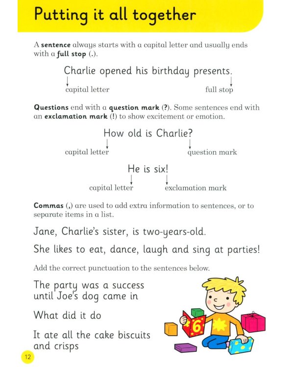 Learn With Ladybird - First Grammar - Activity Book