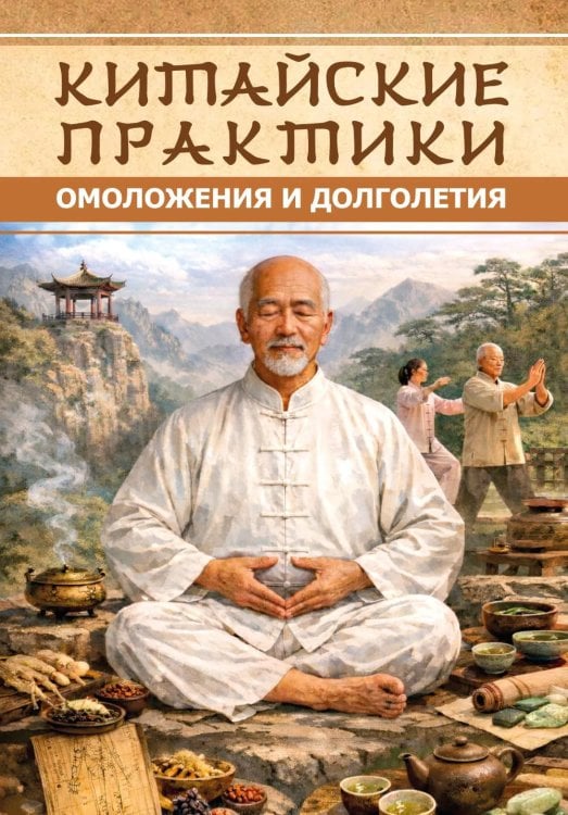 Обложка книги «Китайские практики омоложения и долголетия» — None, ISBN 9785002286140