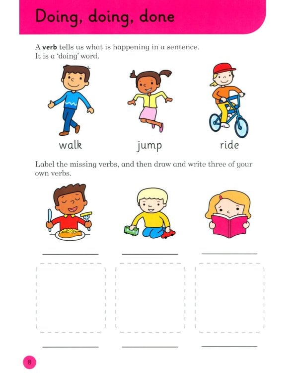 Learn With Ladybird - First Grammar - Activity Book