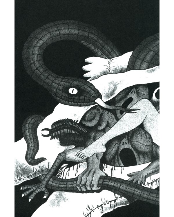 Красная змея