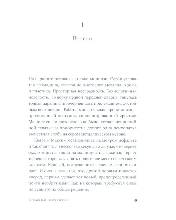 Желаю нам тысячи гроз: роман
