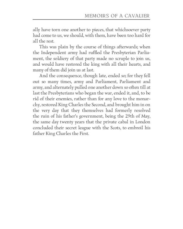 Memoirs of a Cavalier = Мемуары кавалера: роман на англ.яз