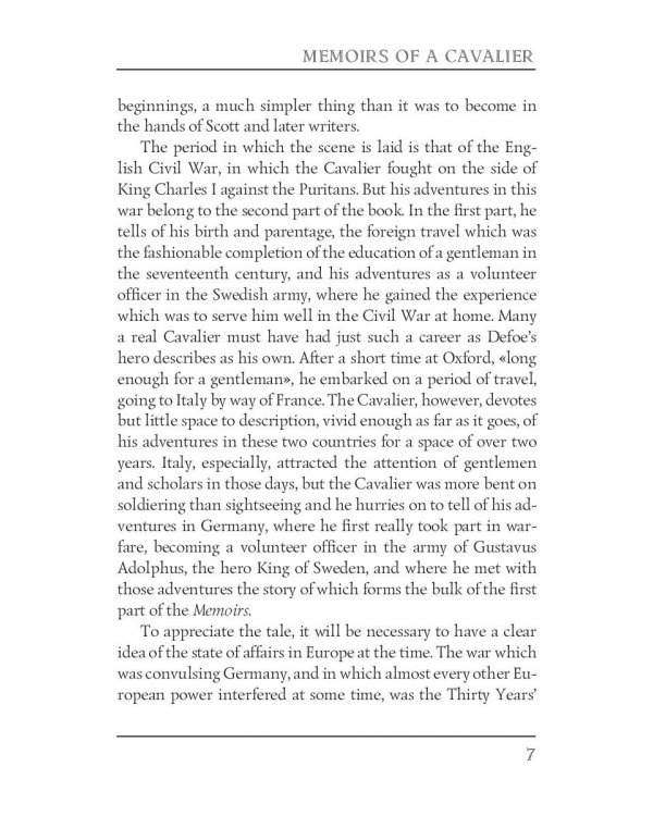 Memoirs of a Cavalier = Мемуары кавалера: роман на англ.яз