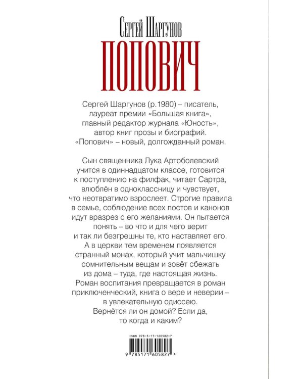 Попович: роман
