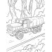 Военная техника. Строительная техника: книжка-раскраска