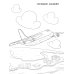 Воздушный транспорт: книжка-раскраска