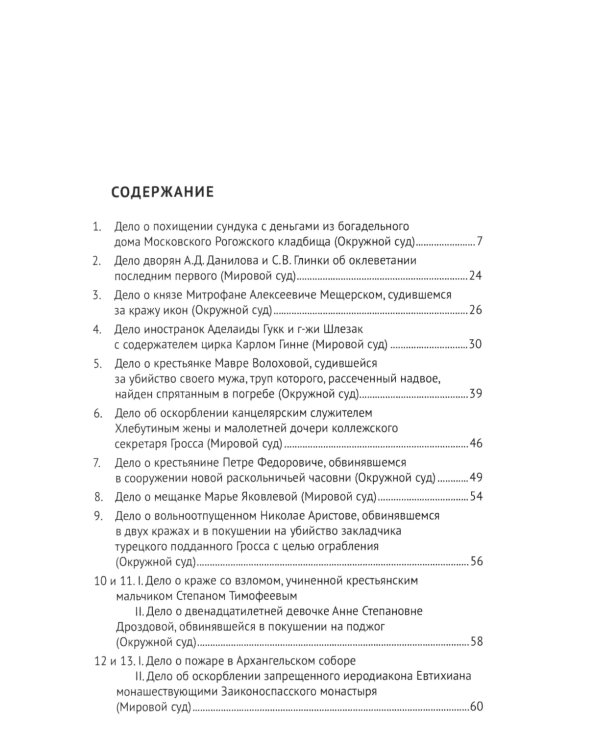 Московские скандалы и безобразия: замечательные уголовные процессы в окружном суде и у мировых судей