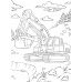 Для мальчиков: книжка-раскраска. 50 картинок внутри