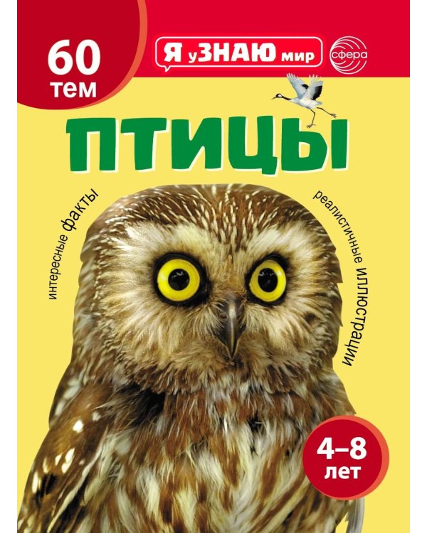 Птицы. Познавательная книга для детей 4-8 лет