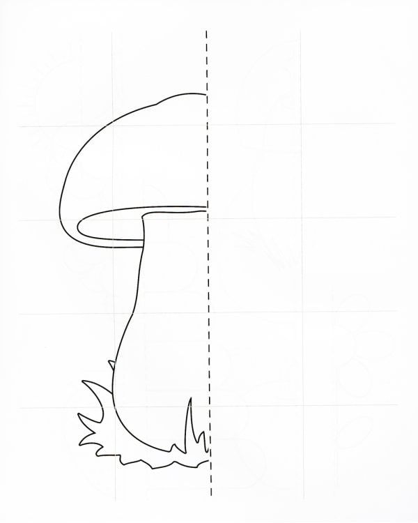 Дорисовочки. Придумай и раскрась. Половинки: занимательные задания для подготовки к письму. 5 лет